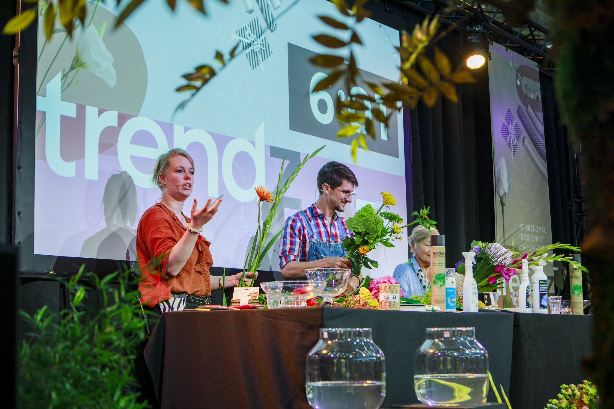 Bruisend bloemen- en plantenplein op vakbeurs Trendz